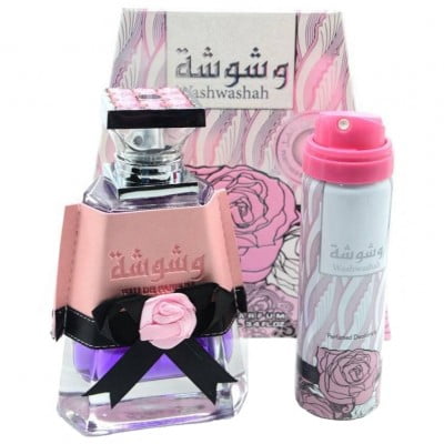 Rasheed-Parfum-Arabesc-Original-Lattafa Perfumes-Washwashah Apa de Parfum 100ml + Deodorant Spray 50ml-100 ml