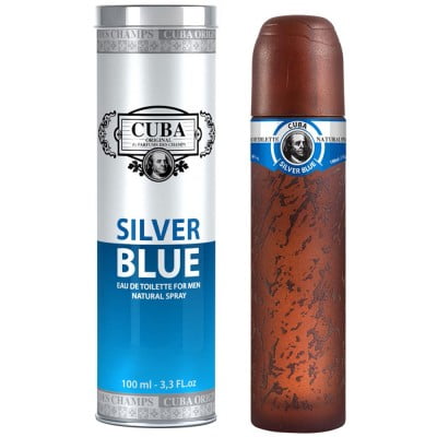 Rasheed-Parfum-Arabesc-Original-Cuba-Silver Blue for Men-100 ml